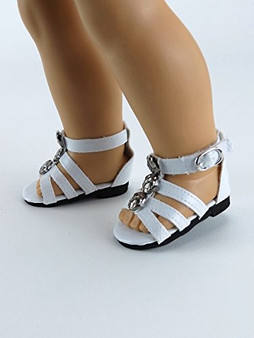 Gladiator style sandals for 18 inch dolls