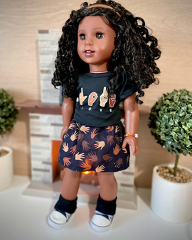 ASL Love 18 inch doll outfit
