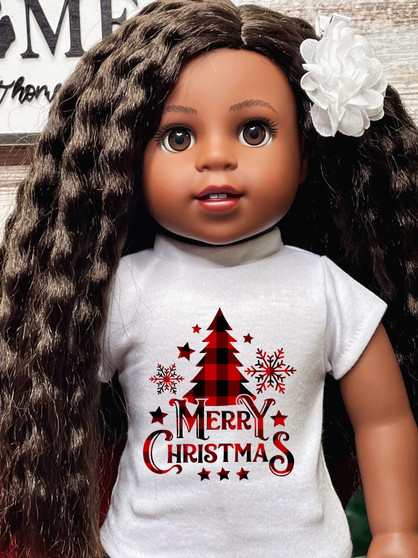 Buffalo plaid Merry Christmas Graphic tee Buffalo plaid Merry Christmas Graphic tee