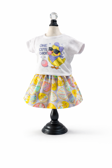 One cute chick 18 inch doll outfit