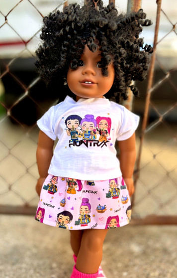 Huntrix 18 inch doll outfit