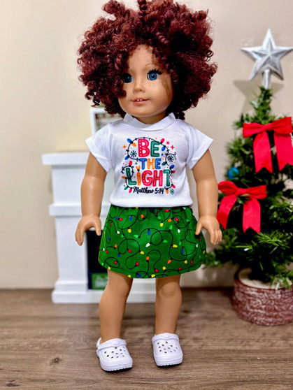 Be the light 18 inch doll outfit