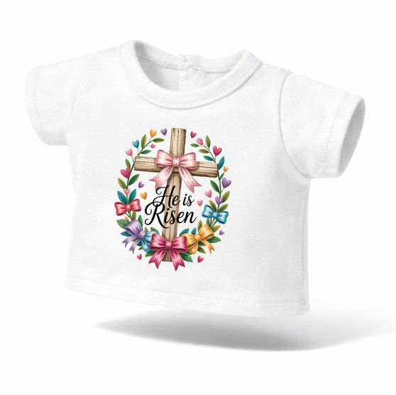 He is risen Graphic shirt for 18 inch dolls