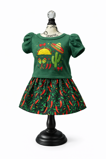 Taco Festiva  18 inch doll outfit