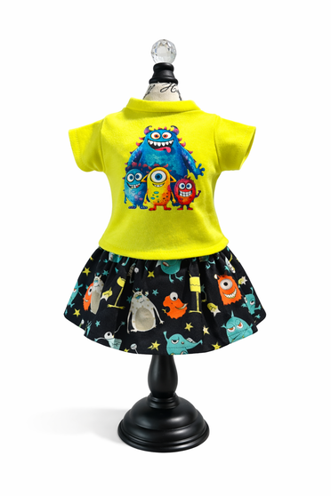 Monsters run the world 18 inch doll outfit