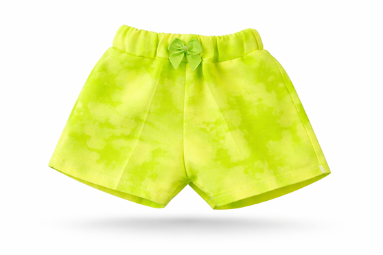 Neon yellow Shorts for 18-inch dolls