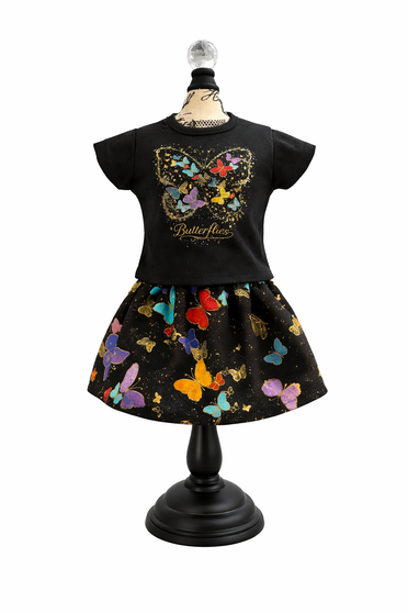 Butterflies 18 inch doll outfit