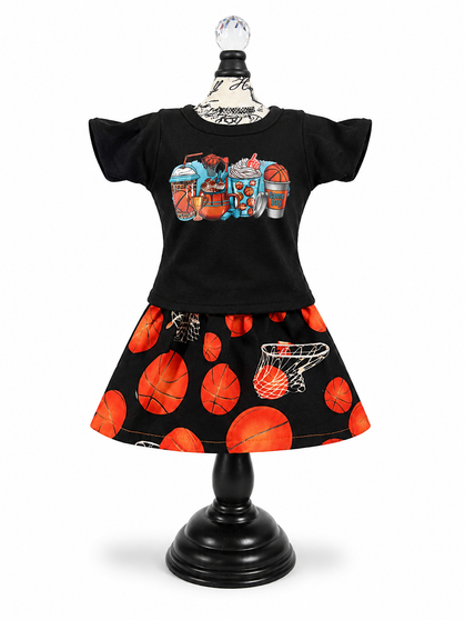 Basketball 18 inch doll outfit