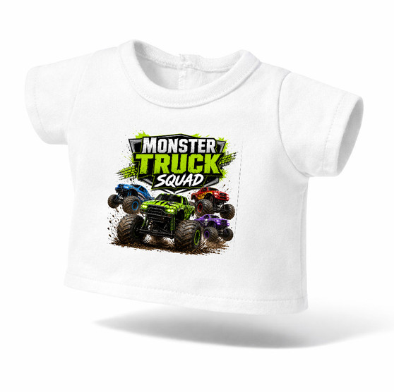 Monster truck squad Graphic T-Shirt  for 18 inch dolls