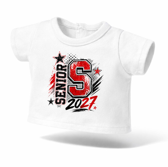 Senior 2027 Graphic T-Shirt  for 18 inch dolls