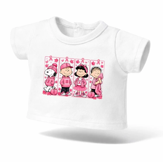 Peanuts Awareness Graphic T-Shirt  for 18 inch dolls