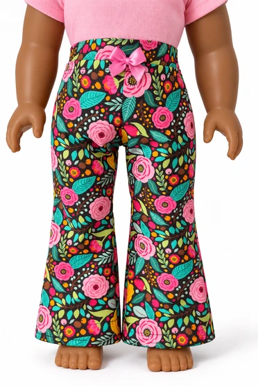 Flora paradise bell bottoms pants |18 inch dolls