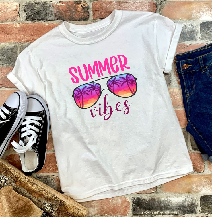 Summer Vibes Graphic Tee, Youth