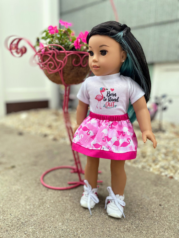 Born to stand out 18 inch doll outfit