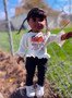 Pumpkin Kisses and Harvest wishes Graphic tee Pumpkin Kisses and Harvest wishes Graphic tee