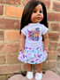 Back to the 90's 18 inch doll outfit