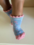 Pink and blue socks - 18 inch doll