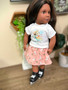 Ice skater 18 inch doll outfit