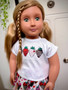 Chocolate strawberry 18 inch doll outfit