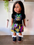 Mardi gras 18 inch doll outfit (2 options)
