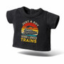 Just a girl/boy who loves trains Graphic Tee for 18” Dolls ( 2 designs)