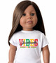 Juneteenth vibes Graphic T-Shirt  for 18 inch dolls