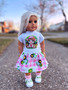 Country Cow 18 inch doll outfit