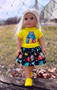 Monsters run the world 18 inch doll outfit