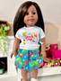 Beach day 18 inch doll outfit