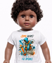 Skate board no brakes Graphic shirt for 18 inch dolls