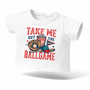 Take me out to the baseball game Graphic shirt for 18 inch dolls