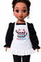 Meow carons apron for 18- inch dolls