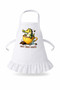 Hot croc- olate apron for 18- inch dolls