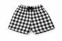 Black and White checked Shorts for 18-inch dolls