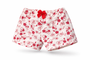 Red floral Shorts for 18-inch dolls