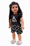 Deathly Hallow short set for 18 inch doll outfit