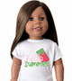 Hello summer Graphic shirt for 18 inch dolls