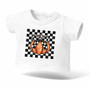 Checkered pumpkin Graphic T-Shirt  for 18 inch dolls