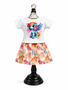Rainbow pony 18 inch doll outfit