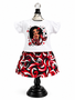 Black mermaid 18 inch doll outfit