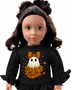 Preppy ghost |18 Inch Doll Shirt | Ruffle Long Sleeve Doll Top