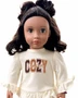 Cozy season |18 Inch Doll Shirt | Ruffle Long Sleeve Doll Top