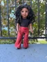 Roses run wild bell bottoms pants |18 inch dolls