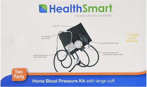 HealthSmart Manual Blood Pressure Cuff with Aneroid