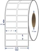 2 x 1 Thermal Transfer Labels - 2 Across - 3 Inch Core - 8 Inch OD - SKU 620166