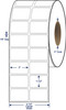 2 x 1-1/2 Thermal Transfer Labels - 2 Across - 3 Inch Core - 8 Inch OD - SKU 620098