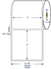 4" x 4" 5" OD Thermal Transfer Labels – SKU 650001