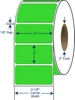 4" x 2" Fluorescent Green PMS 802 Thermal Transfer Labels – SKU 640190