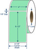 4" x 6 1/2" Pastel Green PMS 351 Thermal Transfer Labels – SKU 640506
