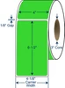 4" x 6 1/2" Fluorescent Green PMS 802 Thermal Transfer Labels – SKU 610051